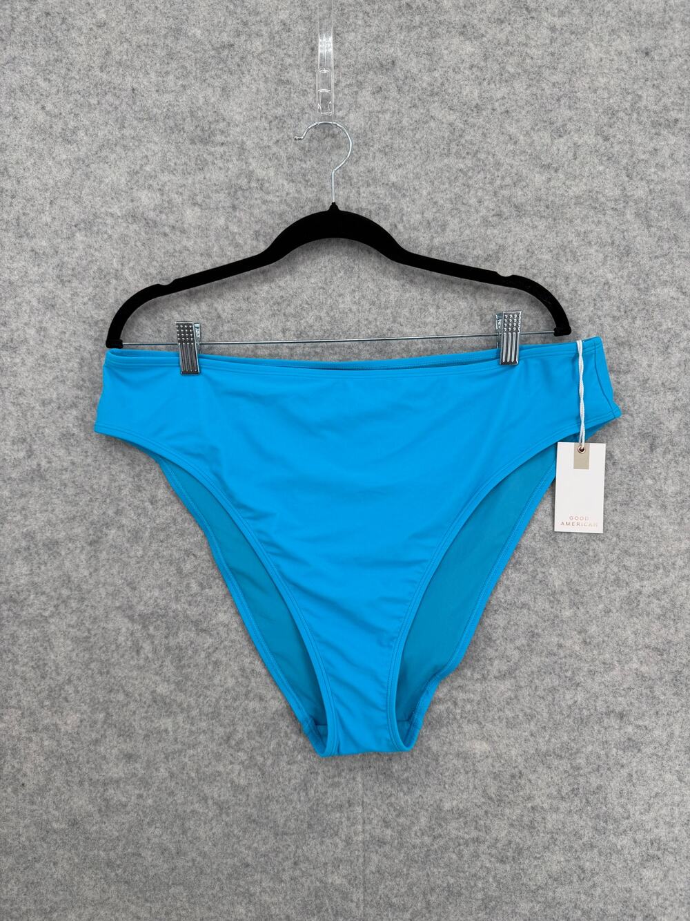 NWT Good American Atomic Blue Good Waist Cheeky Swim Bottom Size 6